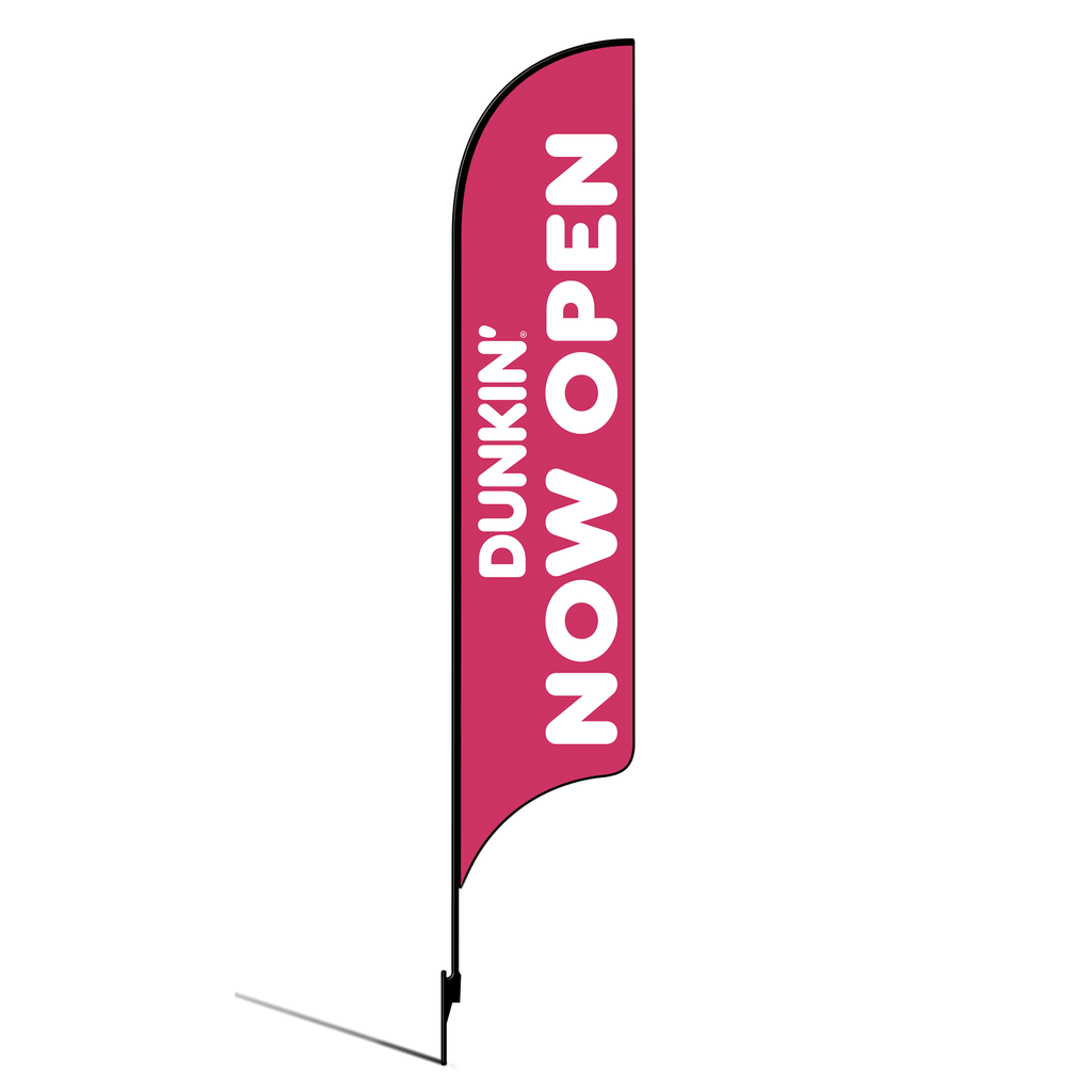 Kit for 15' Dunkin' Donuts Pink Now Open AdverSail