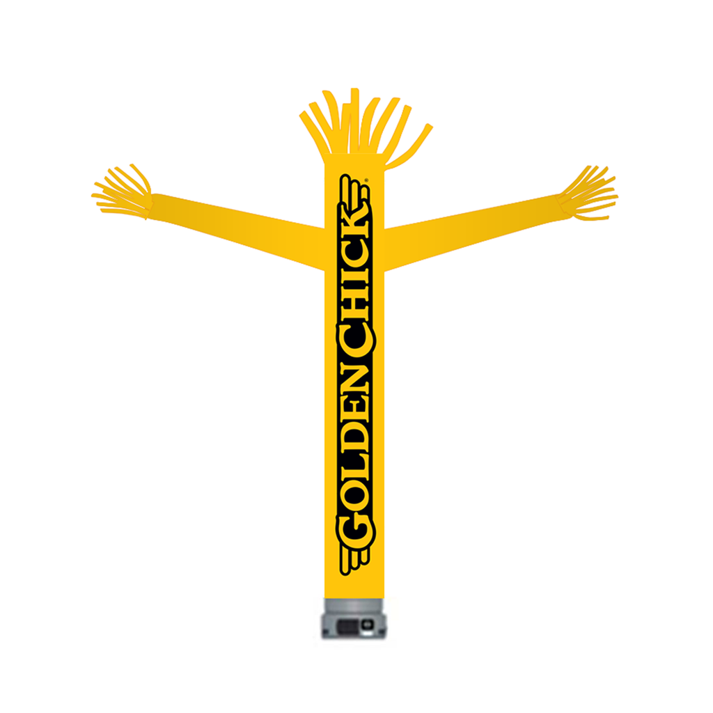 Kit for 18' Golden Chick Yellow Logo Tube Dancer and Blower