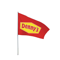 3x5 Denny's Red Logo Flag